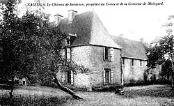 Le château de Kerdréan au début du XXe&nbsp;siècle.