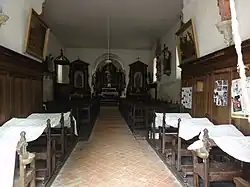 Intérieur de l'église.