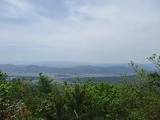 Namsan depuis le mont Tohamsan.
