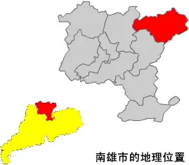 Localisation de Nánxióng