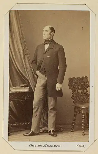 Napoléon Maret, duc de Bassano, par Disderi