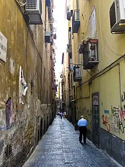 La Via San Domenico Maggiore.