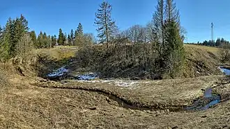 La perte du ruisseau des Seignes.