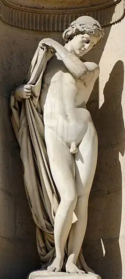 Narcisse (1866), Paris, cour carrée du palais du Louvre.