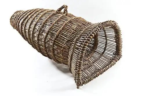 Nasse anguillère ou bosselle.