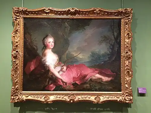 Jean-Marc Nattier, Madame Adélaïde en Diane.