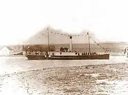 La canonnière România en 1864.