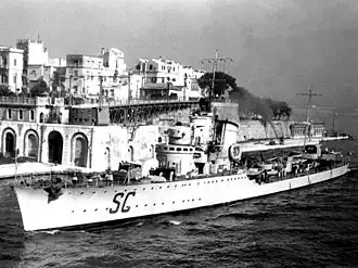 illustration de Scirocco (destroyer)