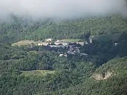 Notre-Dame du Laus depuis la colline d'Avançon