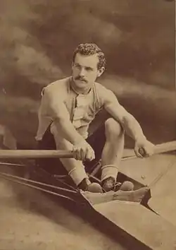 Le rameur Ned Hanlan en 1876