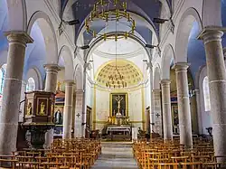 Intérieur de l'église.