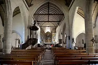 Intérieur de l'église.