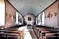 La nef de l'église Sainte-Croix.