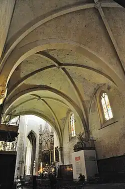 Nef de la cathédrale de Toulouse