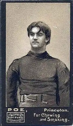 Description de l'image Neilson poe football card.jpg.