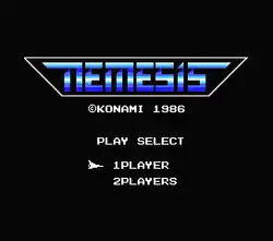 logo Nemesis, version occidentale du logo Gradius.