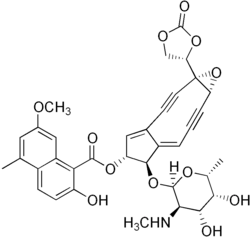 Structure de la néocarzinostatine