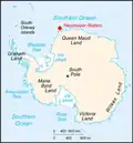 Localisation Base antarctique Neumayer III (2009).