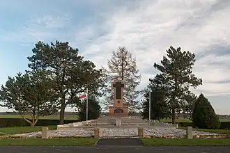 Le mémorial polonais.