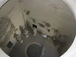 Vue du dessus d'un étage.