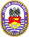 Emblème de l'USS New Jersey