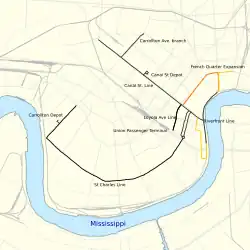 Image illustrative de l’article Tramway de La Nouvelle-Orléans