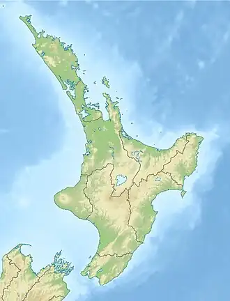 (Voir situation sur carte : île du Nord)