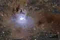 Photographie de NGC 7023 par un astronome amateur (Mirco Rösler).