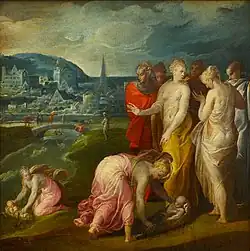 Moïse sauvé des eaux (vers 1560, huile sur toile, Musée du Louvre).