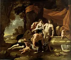 L'union de Vénus et Bacchus, 1639.