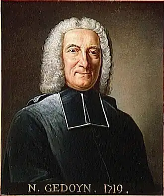 L'académicien Nicolas Gédoyn (1677-1744), professeur de rhétorique.