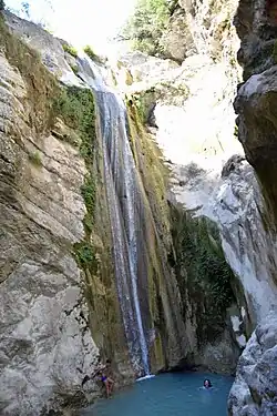 Cataracte de Dimosari (N-O de Rachi),