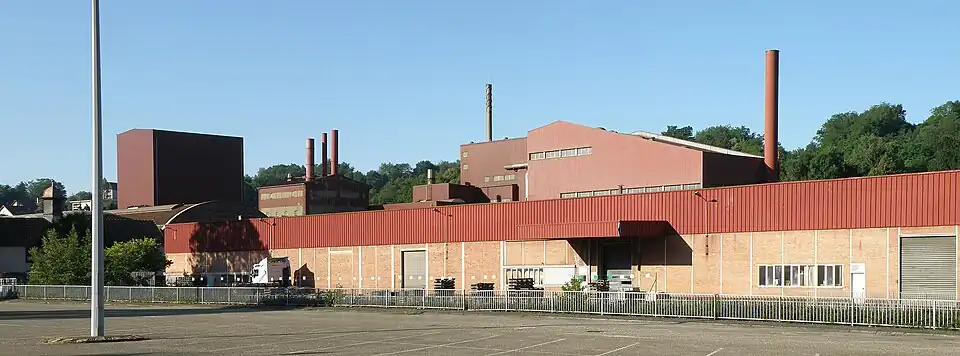 Fonderie, ateliers de fabrication.