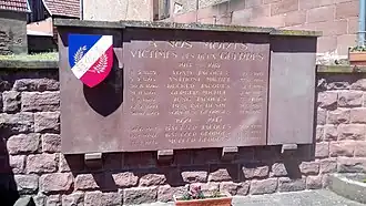 Le monument aux morts.