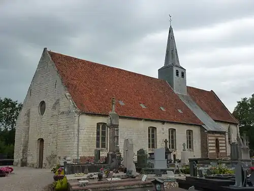 L'église côté sud.