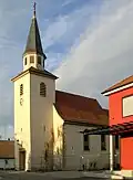 L'église Saint-Ulrich, côté sud-ouest.