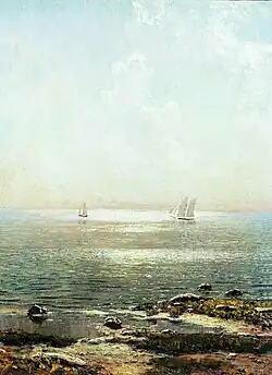 Paysage marin. 1916.Musée des beaux-arts de l'Oblast de Tomsk.