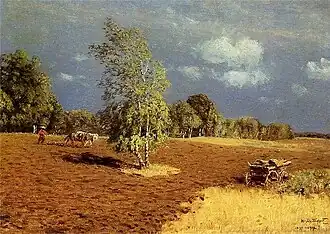 Après l'orage. 1897.Musée d'art Radichtchev (Saratov).