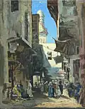 Ruelle au Caire, (avant 1880) — collection privée.