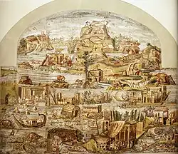 Mosaïque nilotique de Palestrina (Ier&nbsp;siècle&nbsp;av. J.-C.), Palestrina, musée national d'Archéologie prénestine.