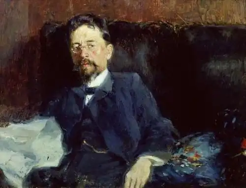 Portrait d'Anton Tchekhov (1905), Moscou, musée d'état d'Histoire de la littérature russe V.I. Dalya.