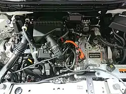 Nissan HR12DE engine with EM47 electric motor