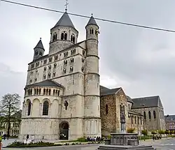 La collégiale Sainte-Gertrude de Nivelles (Brabant Wallon).