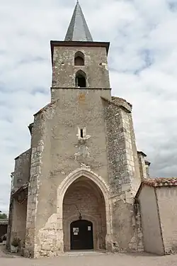 Façade de l'église.