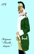 régiment de Noailles dragons de 1776 à 1779