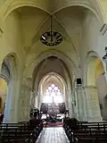 4e&nbsp;travée, vue vers l'est.