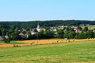 Vue générale sur le village.