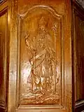 Chaire à prêcher, bas-relief - saint Germain.