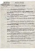 Ordonnance de non-lieu relative à Maurice Delaunay, prononcée par le Tribunal Militaire de Paris le 25 janvier 1949.