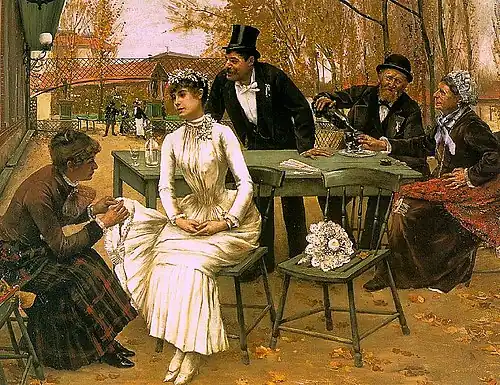 Le Premier Accroc, 1887, hôtel de ville de Vichy, salle des Mariages.